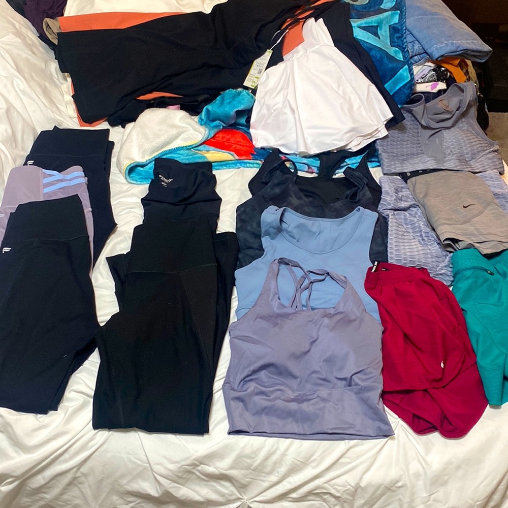 Workout clothes box